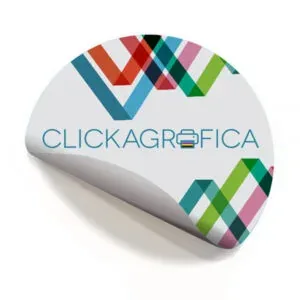 Adesivos com Recorte — produzido pela Clicka Gráfica